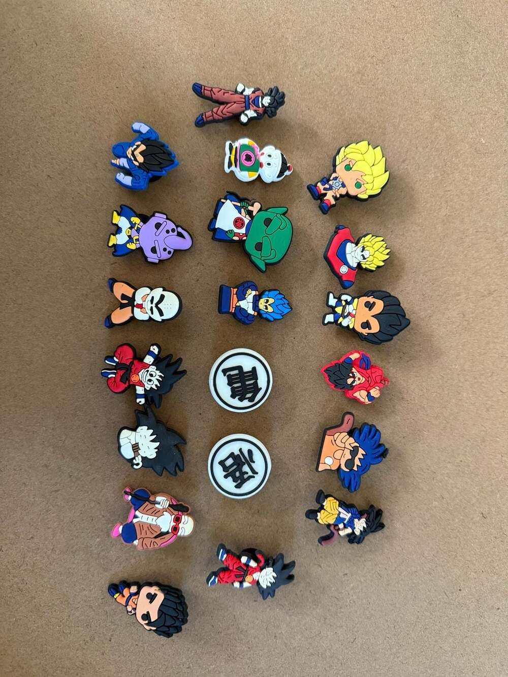 Dragon Ball Z Assorted Character Shoe Charms Jibbitz Pack - 21 Pieces